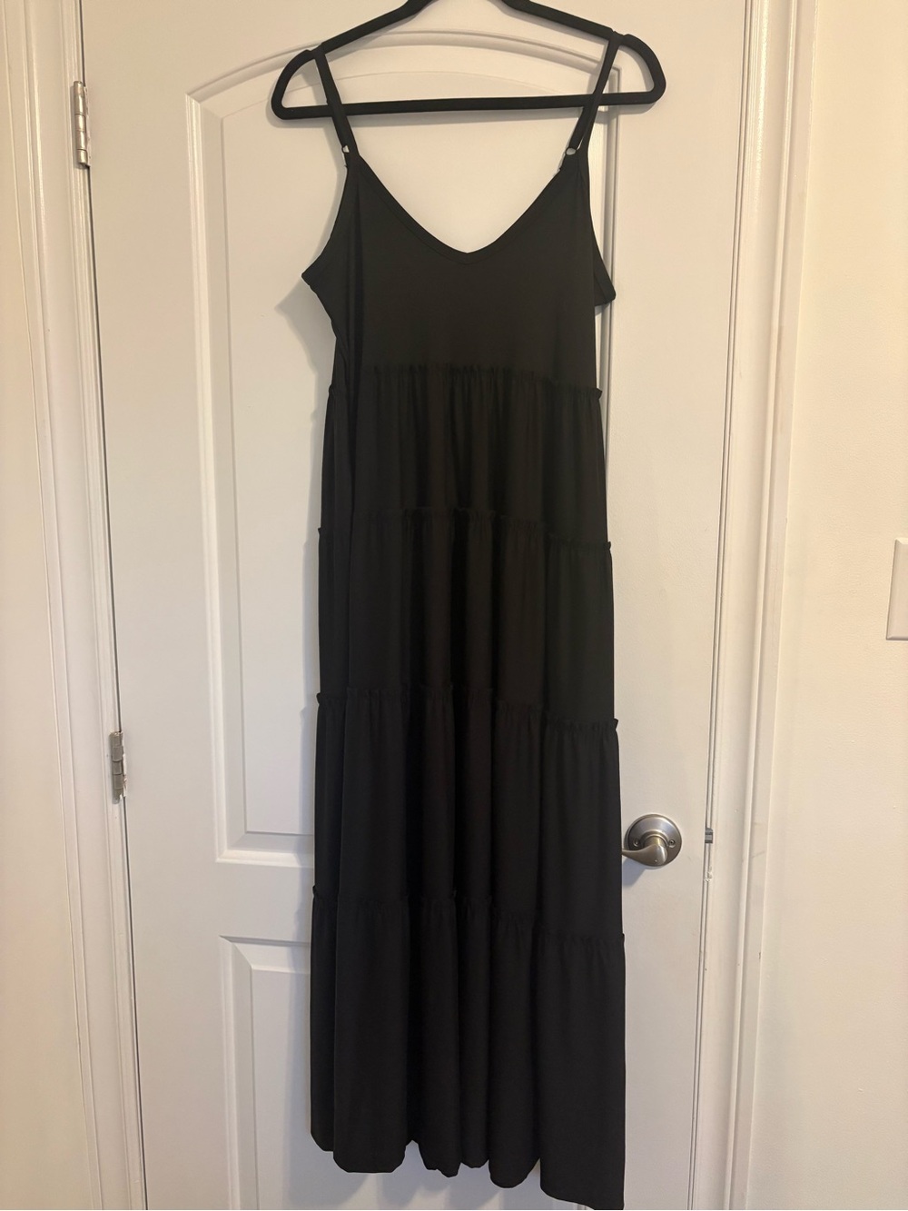 Zenana Black Tiered Luella Maxi Dress